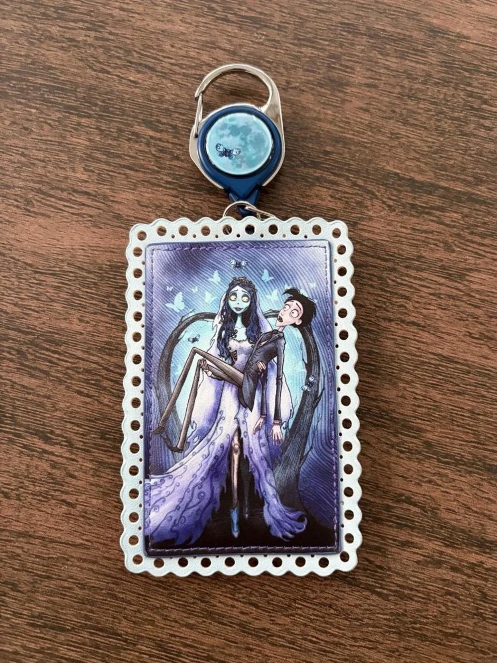 Corpse Bride Emily & Victor Full Moon Retractable Lanyard